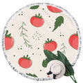 Hot Sale Custom Printed Sandfree Microfiber Round Beach Towel Novelty Pattern for Summer