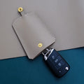 Genuine Leather Car Key Fob Premium Car Key Cover Key Case Bag for Mercedes