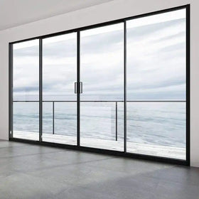 Hot Sales Modern Design Double Glass Interior Aluminum Sliding Door Water-Proof Frameless with Lift Sliding Doors