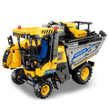 Reobrix 22026 Farm Car Model Mechanical al Grape Harvester Vehicle Kids' MOC Building Blocks Toys Made of Plastic