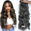 Fashion Water Wave Long Curly Hair ExtensionsHair Women Wigs Fluffy Smooth and Soft in Stock Wholesale Price