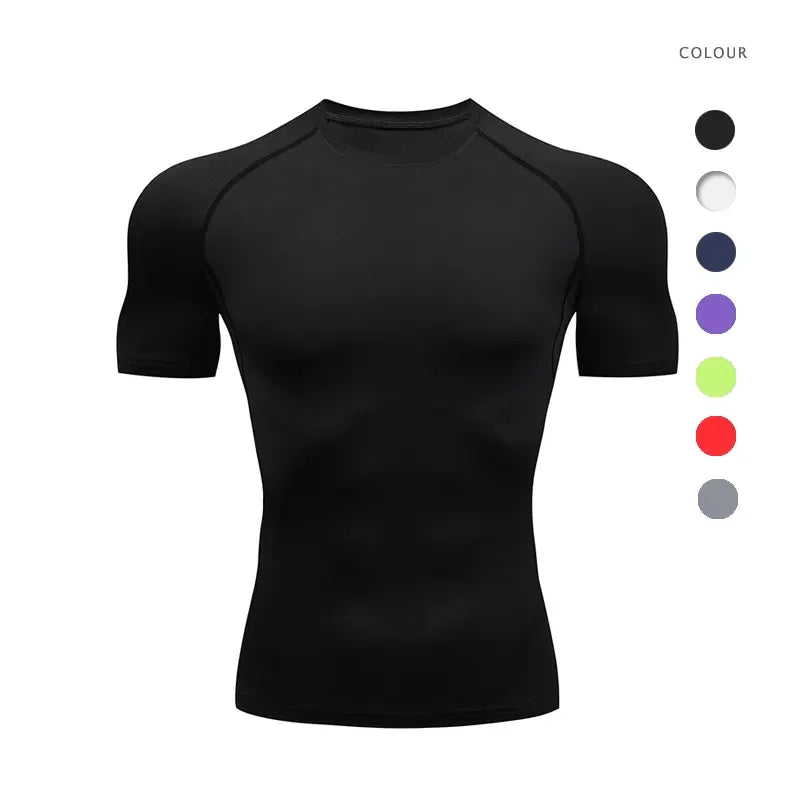 Men's Lightweight Short Sleeve T-Shirt Quick Dry and Breathable for Running and Gym Workout Sportswear Training