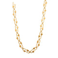 New Luxury Stainless Steel Couple Charm Necklace Elegant Paper Clip Type Love String Trendy Light Elegant Temperament