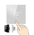 XZJ EU Weekly Programmable LED Touch Screen Thermostat for Modern Hotels ABS Family Room Thermostat Floor Heating Systems Parts