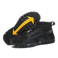 Yoris New Arrival Rubber Hiking  Shoes Quick Drying Black Fitness Walking Shoes for Men Women