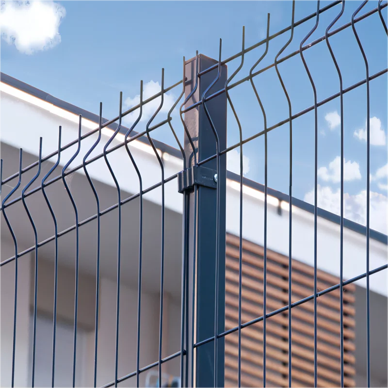 3D V Bending Welded Wire Mesh Fence Panel Galvanized Steel Powder Coated for Garden Farm Residential Perimeter Security
