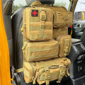 Detachable Molle Pouch Vehicle Panel Car Storage Bag Tactical Molle Car Back Seat Organizer