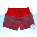 OEM Summer Beach Board Magic Trunks Water Proof Quick Dry Custom Men Purple Color Water Color Changing Reactive Shorts