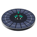 Solar Fountain With LED Lights Floating Pool Fountain With Multi-Color Lights 6 Detachable Nozzles Automatically Light Pool