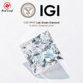 Redleaf Loose Diamond IGI Certified DEF VVS Princess Cut CVD HPHT Lab Grown Diamond 1CT 2CT 3CT for Jewelry Use
