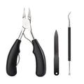 Durable Strong Stainless Steel Toe Nail Clippers Tool Manicure  Ingrown Tools Set for Thick Nails