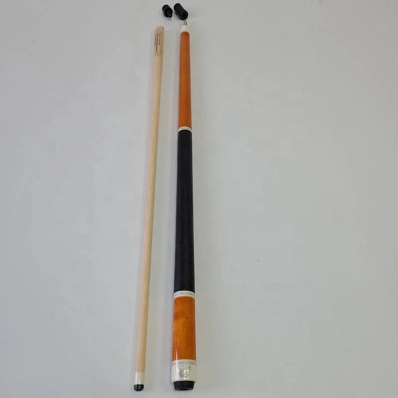 New Professional Cueangel Dyed Amber Maple Wood Pool Cues 58inch 12.5mm Radial Pin Billiards Cue Sticks Accessories