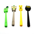 Custom Made 2D Soft PVC & Rubber Cartoon Animal Topper Personalized Logo Pencil Toppers Cute Style Souvenir Plastic Model CN;GUA