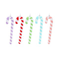 Christmas Candy Cane Decorations Fun Kids Party Favors Plastic Xmas Home Sweets Ornaments Ball & Tree Decorative Elements
