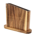 Acacia Wood Magnetic Block Knife Display Stand Knife Holder Rack with Strong Enhanced Magnets Holder