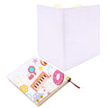 Factory Wholesale A6 Business School Journal Cover Sublimation PU Leather Customized Notebooks with Thread Sewing