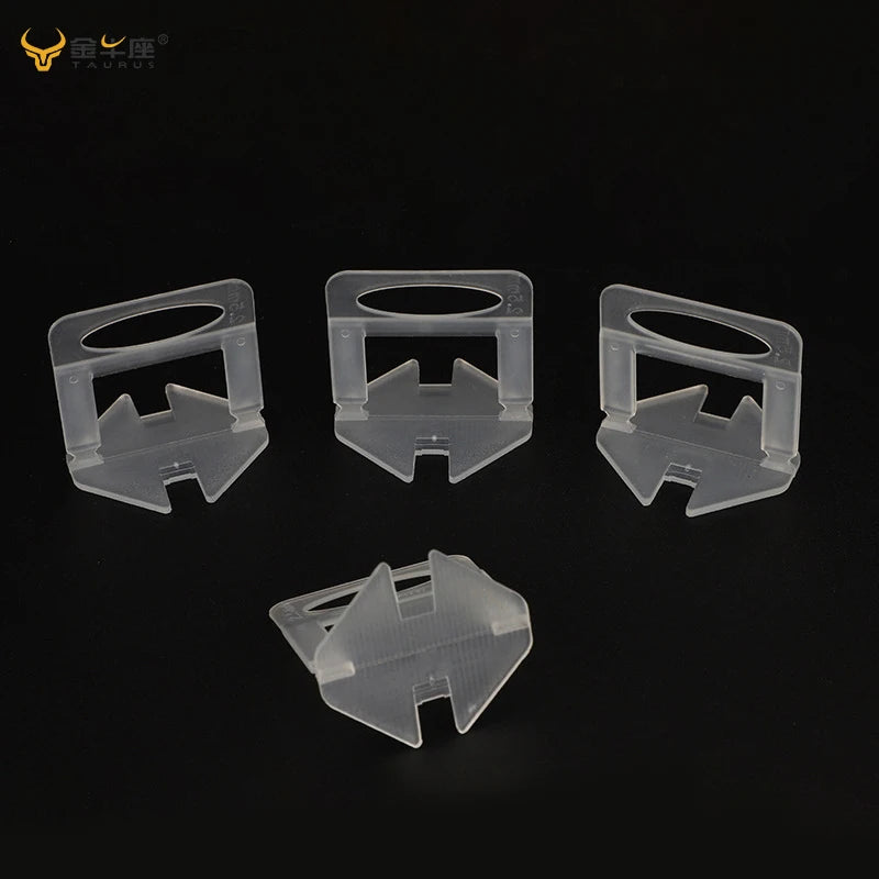 Factory Customized 1.5mm Waterproof and Compact Flooring Accessories Tile Leveling System Clips for Ceramic Tile Laying Tools