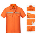 Wholesale OEM Durable Safety Cotton Breathable Construction Summer Workwear Working Uniform Coverall Suit Industrial Coveralls
