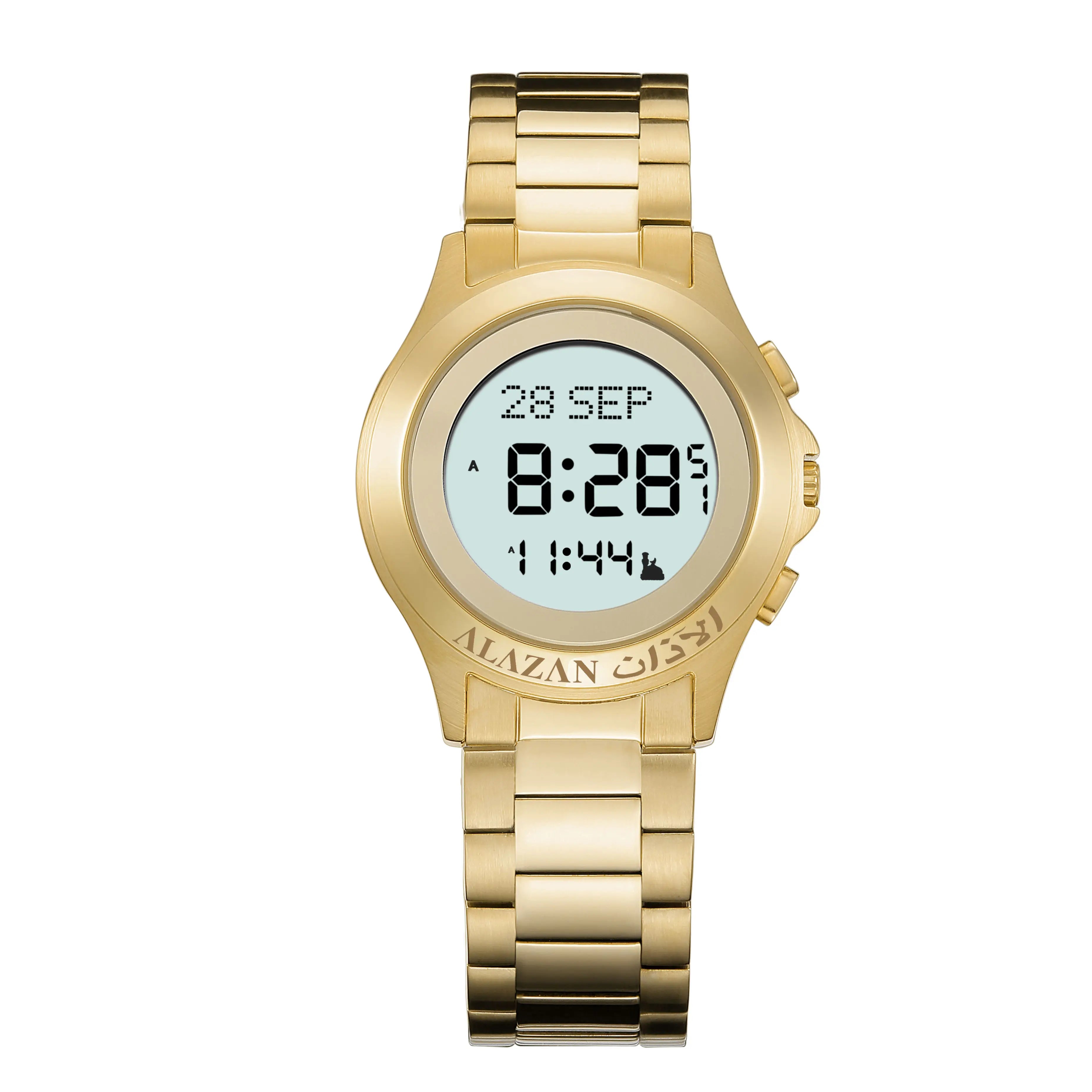 Digital Mens or Ladies Islamic Wall Watch Muslim Prayer Time Azan Qibla Watches