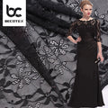 2026 Custom Wholesale African Floral Tulle Lace Fabric for Dress