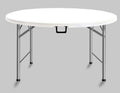 Hot Sales Cheap Durable HDPE Plastic Folding Round Table for Weddings Events