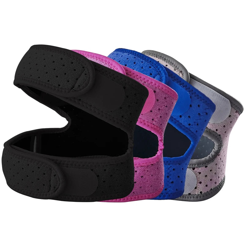 Sports Neoprene Knee Strap Spandex Knee Support Brace Patella for Pain Relief Stabilizing Osgood Schlatter Arthritis Meniscus
