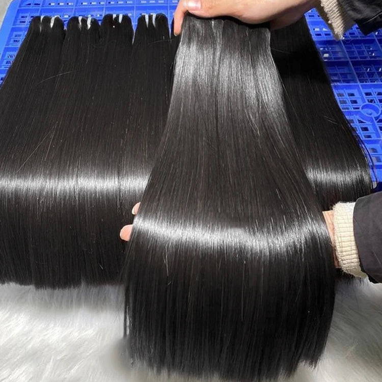 Wholesale Cuticle Aligned Raw Hair Single Donor Raw Human Hair Bone Straight Vietnam Raw Hair Bundles
