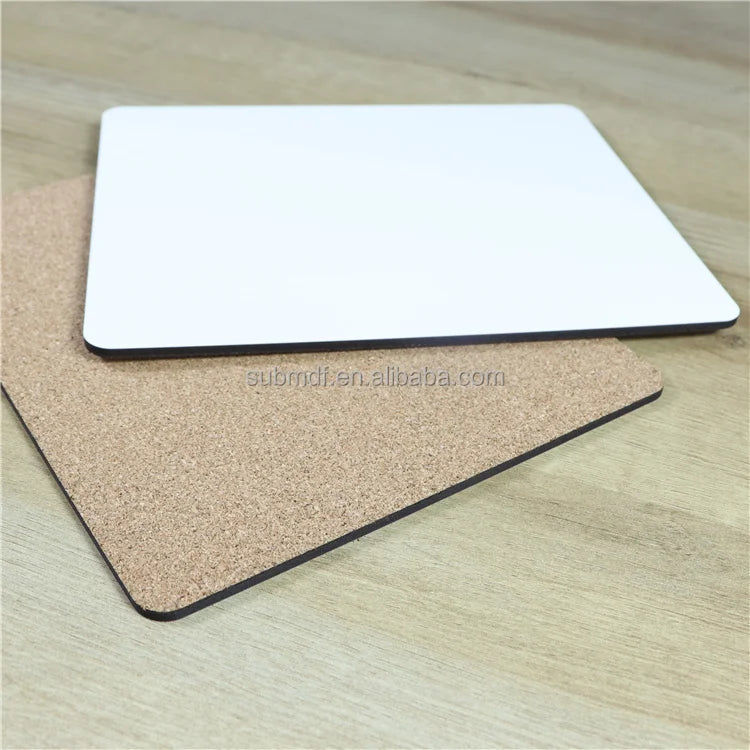 Kitchen Table Decoration Sublimation MDF Placemats With Cork Bottom