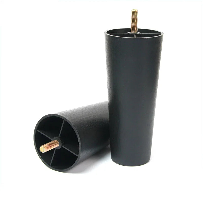 M8 Metal Cabinet Feet 63*150mm Thick Round Sofa Plastic Adjusting Feet for Outdoor & Hospital Furniture & Tables