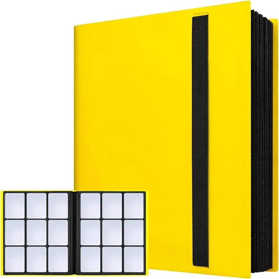 MIO 9 Pocket Trading Card Binder PP Notebook Album with UV Printing Custom Opp Bag 500 Pcs Side Loading TCG Side Sleeves