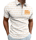 Print on Demand Plus Size Short Sleeve Men's Polo Shirt Custom Polyester Casual Men Polo Shirt for Golf Pique Riding Embroidery
