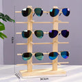 New Product Single-Layer Wood Eyewear Display Stand Multi-Layer Sunglasses Rack Holder