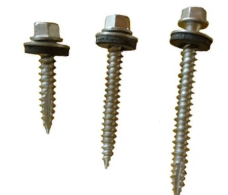 YPH HIGH QUALITY Galvanised Metal Building Roofing Screw 25mm Hex Head Tek Screws with Rubber Washer