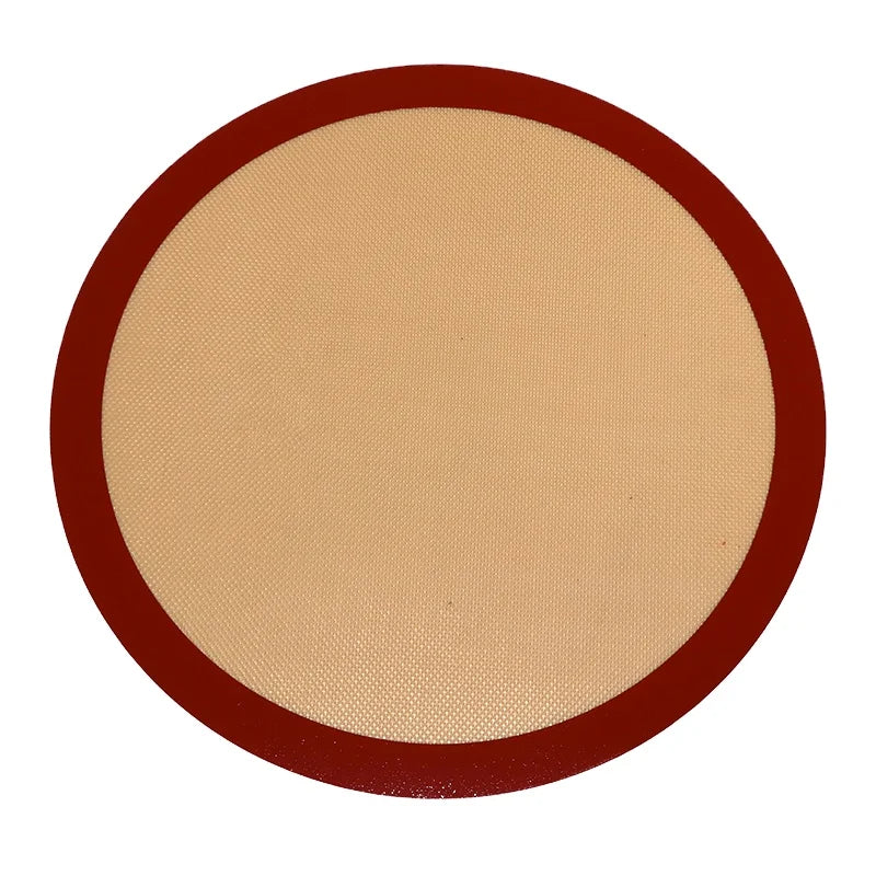 15 Inch Big Non-Stick Reusable round Silicone Baking Mat for Pizza and Cookie Dough Rolling Baking & Pastry Tools