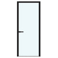 Modern Slim Frame Aluminum Alloy Glass Door Waterproof Finished Surface for Interior Kitchen Bathroom Toilet Glass Door