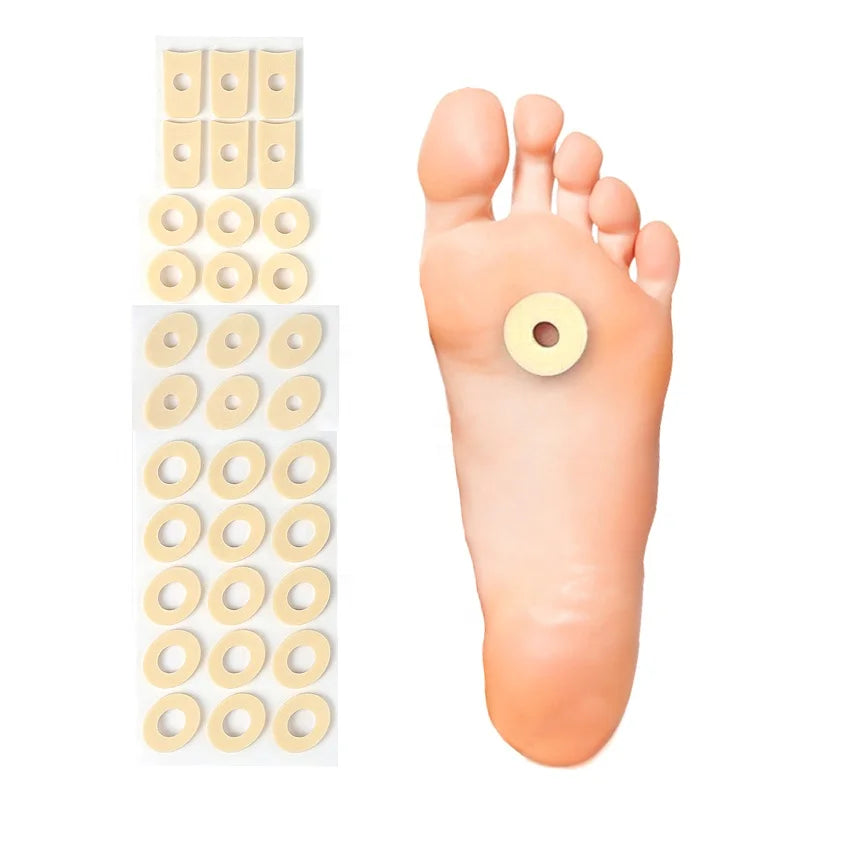 Callus Cushions PadsSoft Foam Adhesive Foot Cushion Corn Pads Pinky Toe Protector Anti-pain and Anti-Abrasion Protective Patch