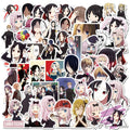 50Pcs Kaguya Sama Love Is War Anime Sticker for Japan Notebook Home Decor Laptop Luggage Cartoon Vinyl Stickers