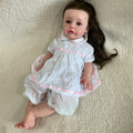 Artist Collectibles Realistic 50CM 20" Stretchy Soft Silicone Reborn Baby Doll Blank Unpainted or Painted Lifelike Newborn Girl