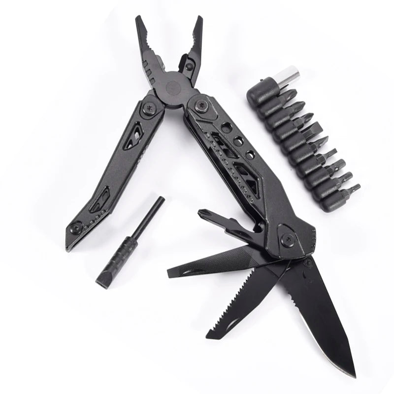 Innovation 2025 Screw Driver Bit Set Knife Fire Starter Hunting Folding Pocket Survival Outdoor Other Home Appliances