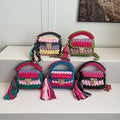Handwoven Tote Bags Chunky Yarn Kit Braided Shoulder Satchel Purses Crochet Bags Handmade Handbag Women