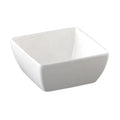 Wholesale Unbreakable Dinnerware Ice Cream Serving 4.5 Inch White Square Melamine Salad Bowl
