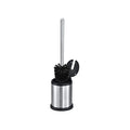 Brushed Nickel Toilet Brush Lid Holder Durable Bristles Toilet Brush Bathtoom Cleaning