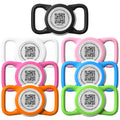 Newest Adjustable Dog ID Tag QR Code Pet Gps Collar With Cat Collar Airtag Holder for Pet Tracker