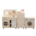 Cute Wooden Kitchen Furniture Simulation Cooking Role Play Toys for Kids