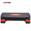Professional Wholesale Custom Logo Home Gym Exercise 68*28*15 CM Non-slip Colorful Adjustable Aerobic Step PP Material