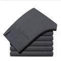 New Men's Stretch Business Pants Men's Slim Straight Leg Dress Pants No-iron Suit Pants