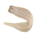Natural Straight Long Lasting Double Drawn Blond Hair Bundle Hair Weft  Human Hair Extensions