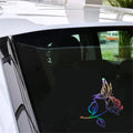 Butterfly Rose Flower Floral Letters Sticker Vinyl Decal Car Window Wall Bumper Decor Gift Die Cut Decals Latop Window Glass