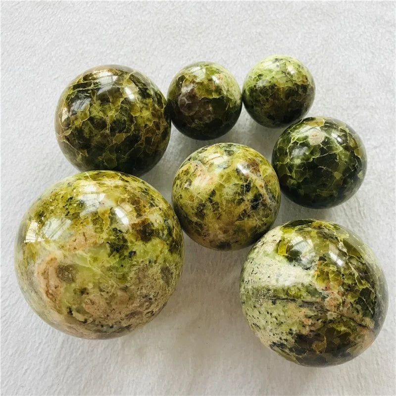 New Natural Green Opal Crystal Sphere Polished Crystal Sphere /Ball