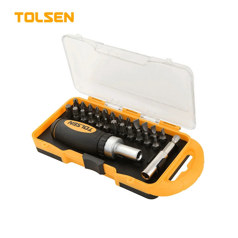 TOLSEN 20034 26pcs Precision Screwdriver Metal Drill Bit Set